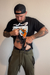 Man wearing the the Comfort Concealment Belt with his sweatpants and t-shirt.
