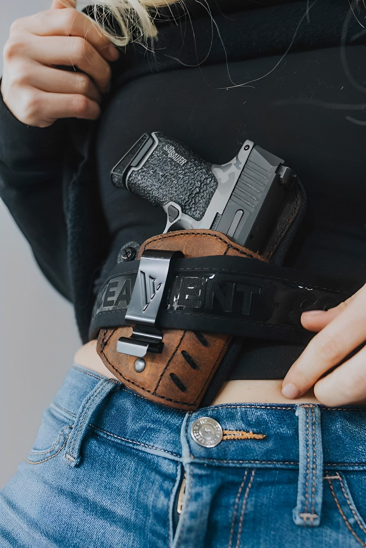 STRAPT-TAC Belly Band Holster (Kydex IWB Holster Not Included) by